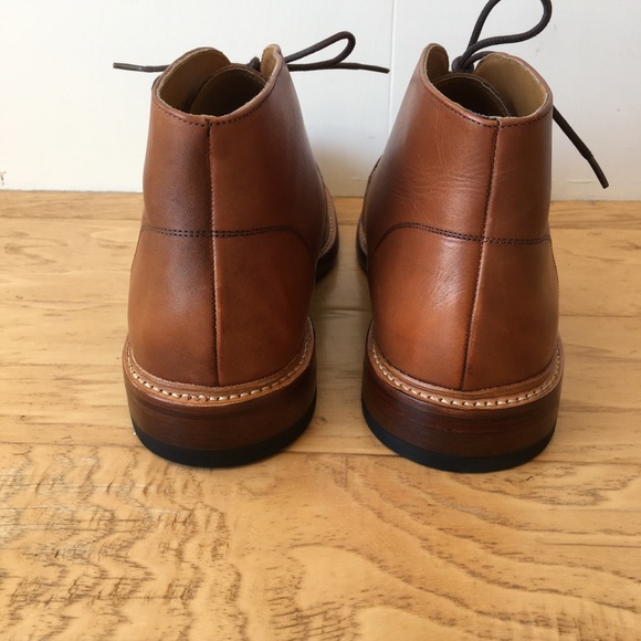 Stacy Adams Brown Leather Chukka Boot 11 D Lace Up Goodyear Welted - Picture 3 of 7